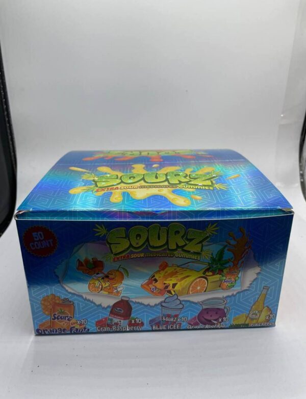 Sourz Medicated Gummies 600mg