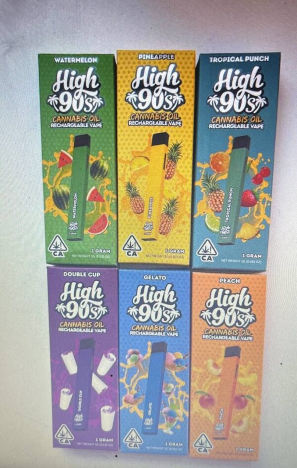 High 90's Cannabis Rechargeable vape